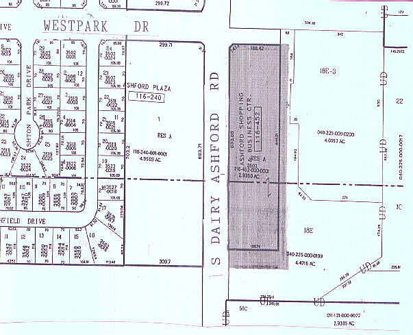 3505 Dairy Ashford Rd, Houston, TX à louer - Plan cadastral – Image 3 sur 3