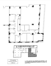 39 Broadway, New York, NY à louer Plan d’étage– Image 1 sur 1