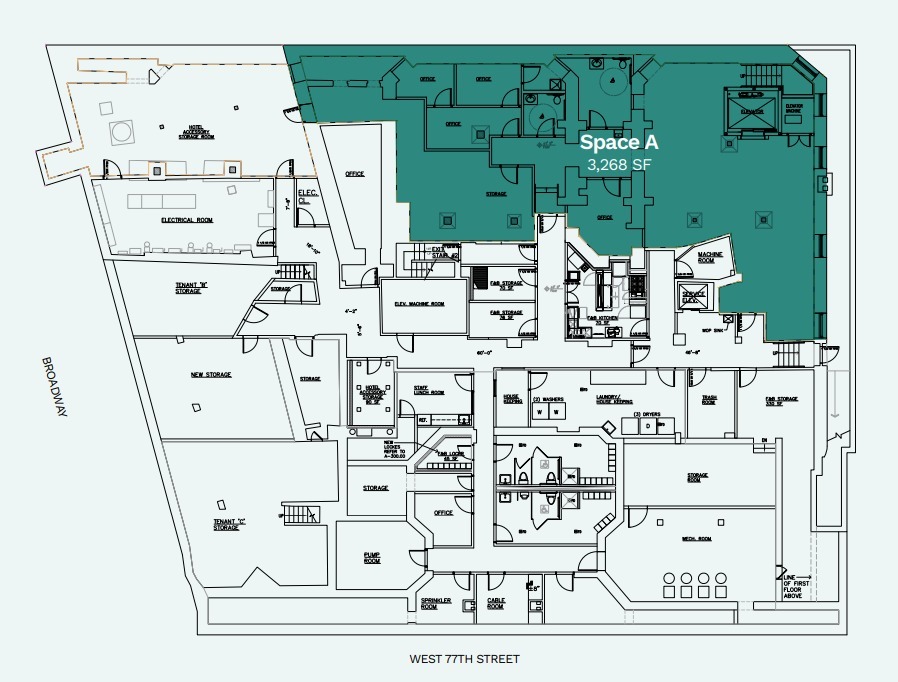 2175 Broadway, New York, NY à louer Plan d’étage– Image 1 sur 1