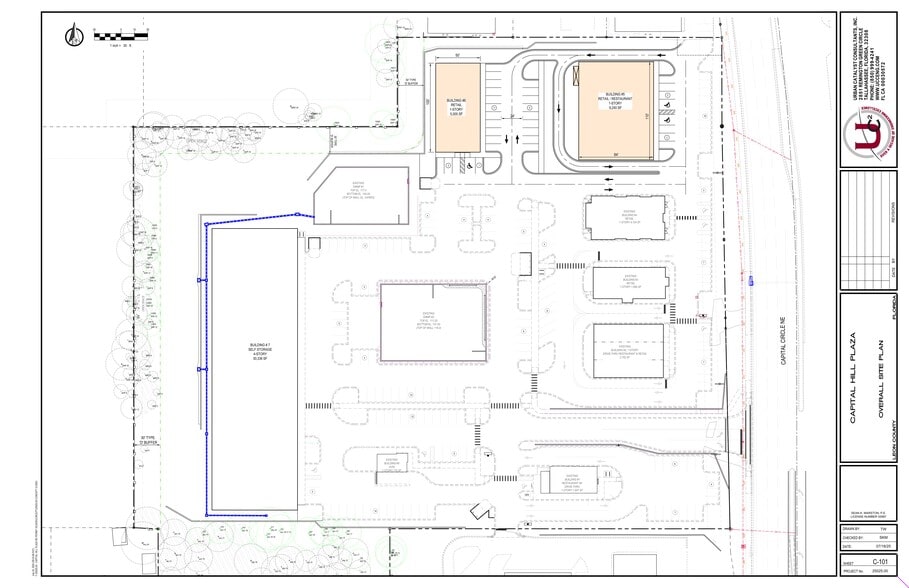 2320 Capital Cir NE, Tallahassee, FL à louer - Plan de site – Image 1 sur 18