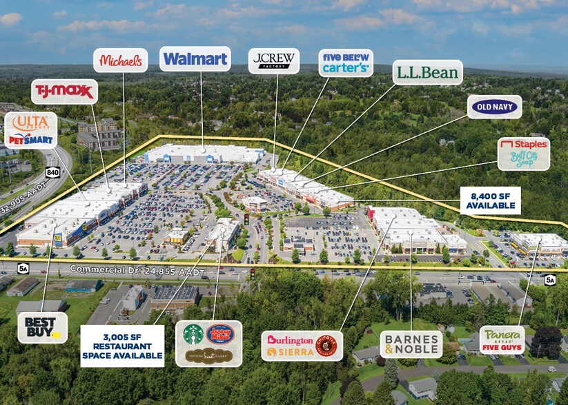 4725-4745 Commercial Dr, New Hartford, NY à louer - Aérien – Image 2 sur 10
