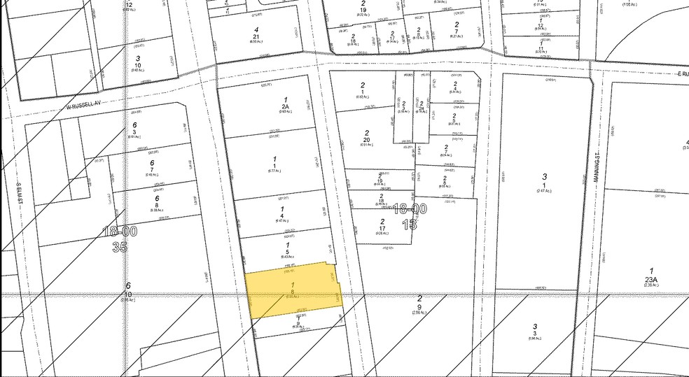 443 S Main St, High Point, NC à vendre - Plan cadastral – Image 3 sur 5