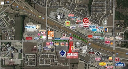 2738 W Wheatland Rd, Dallas, TX - VUE AÉRIENNE  vue de carte - Image1
