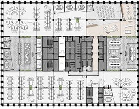 222 S Riverside Plz, Chicago, IL à louer Plan d’étage– Image 1 sur 2