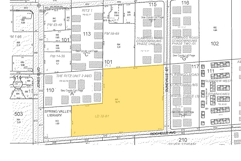 6000 W Rochelle Ave, Las Vegas, NV à louer - Plan cadastral – Image 2 sur 2