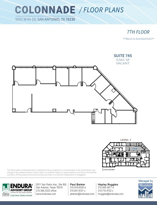 9901 W IH-10, San Antonio, TX à louer Plan d’étage– Image 1 sur 1