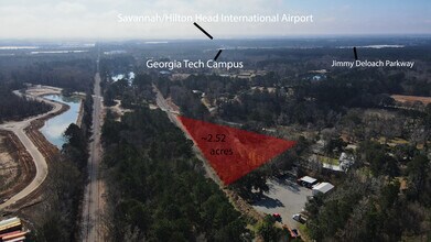 630 Meinhard Rd, Port Wentworth, GA - Vue aérienne  vue de carte - Image1