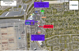 Plus de détails pour 8215 Hampton Blvd, Norfolk, VA - Local commercial à louer