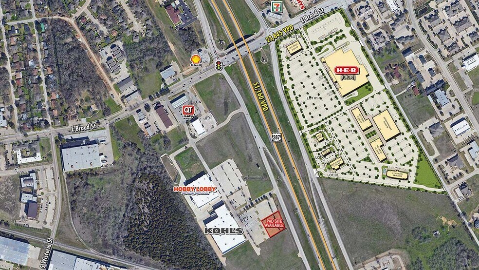 126 US 287 Frontage Road, Mansfield, TX à louer - Aérien – Image 1 sur 1