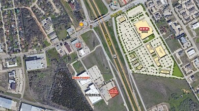 126 US 287 Frontage Road, Mansfield, TX - VUE AÉRIENNE  vue de carte