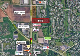SEC of Randall Rd & Grandview Dr, Carpentersville, IL - Vue aérienne  vue de carte