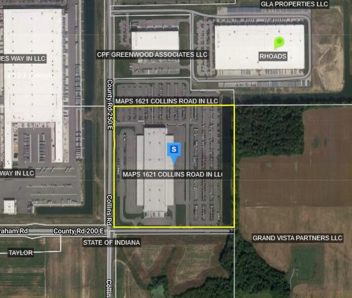 1621 Collins Rd, Greenwood, IN à vendre - Plan cadastral – Image 1 sur 1