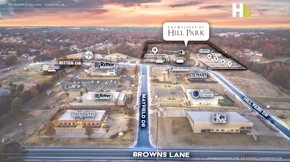 1680 Hill Park Cv, Jonesboro, AR à vendre - Aérien – Image 3 sur 11