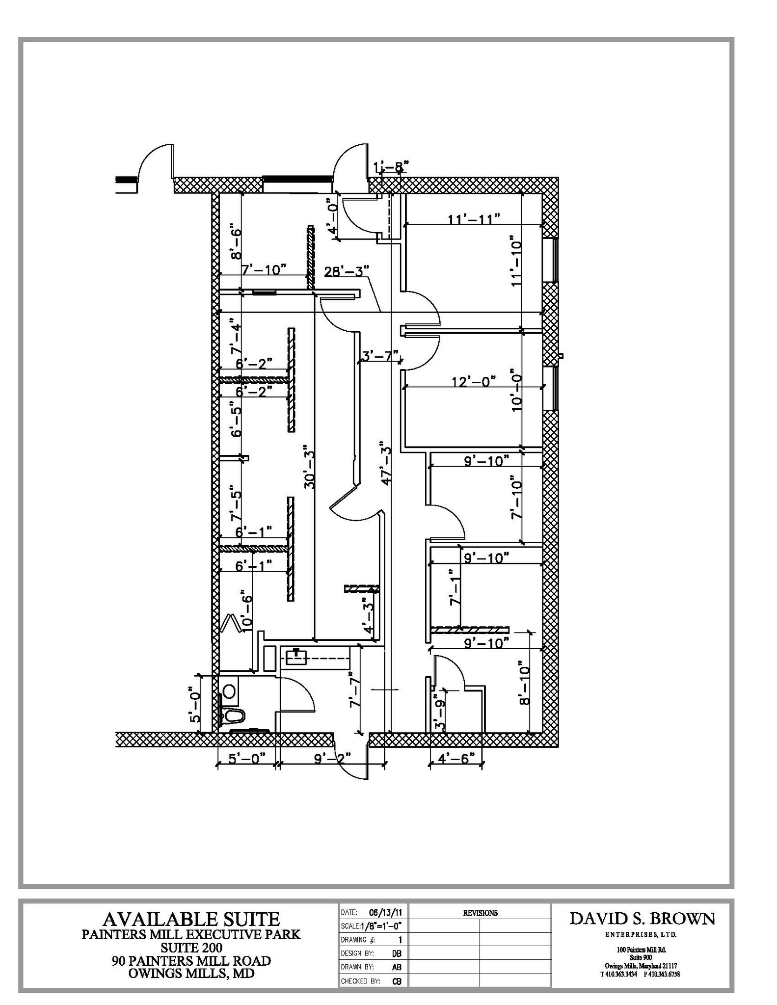 90 Painters Mill Rd, Owings Mills, MD à louer Plan d’étage– Image 1 sur 1