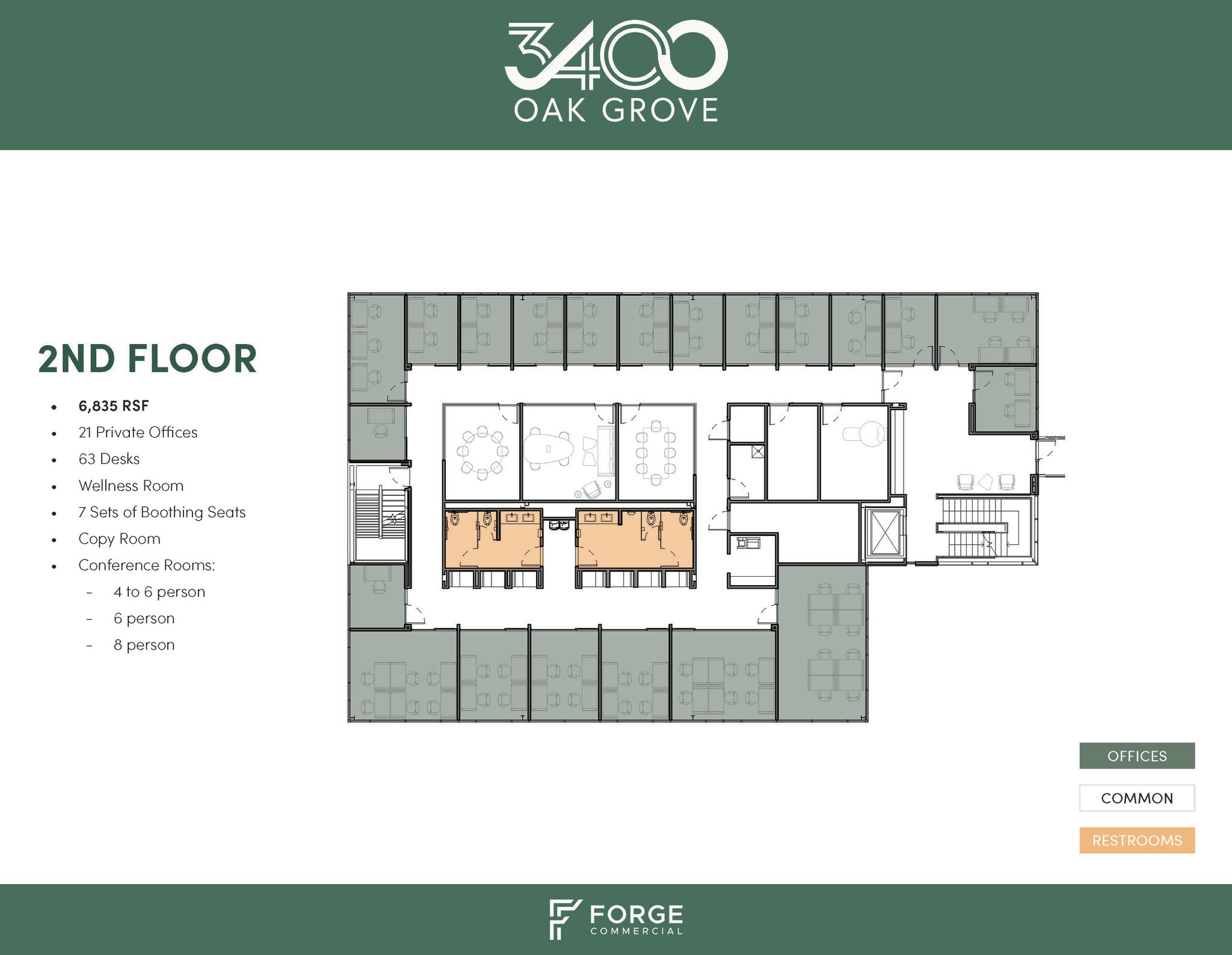 3400 Oak Grove Ave, Dallas, TX à louer Plan d’étage– Image 1 sur 5