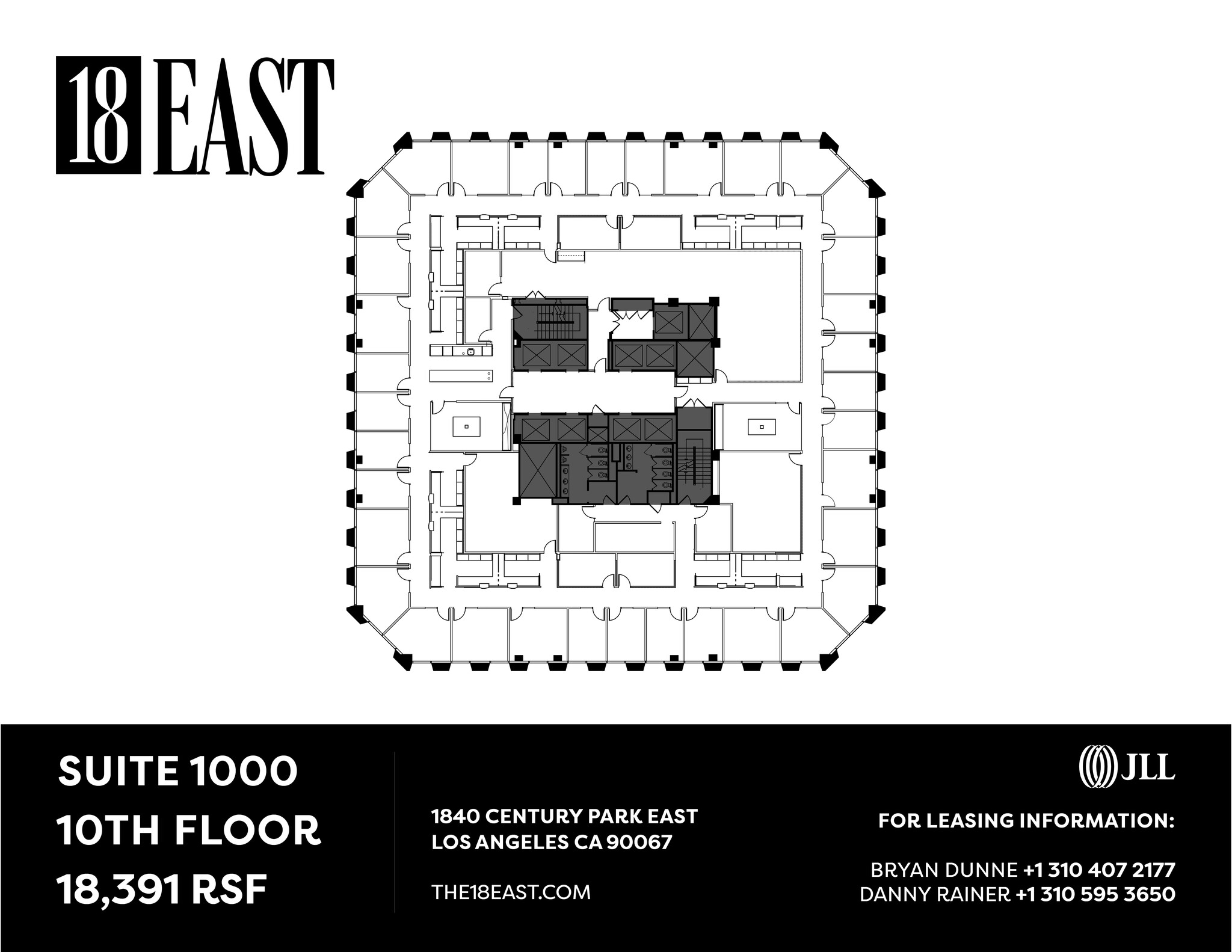 1840 Century Park E, Los Angeles, CA à louer Plan d’étage– Image 1 sur 1