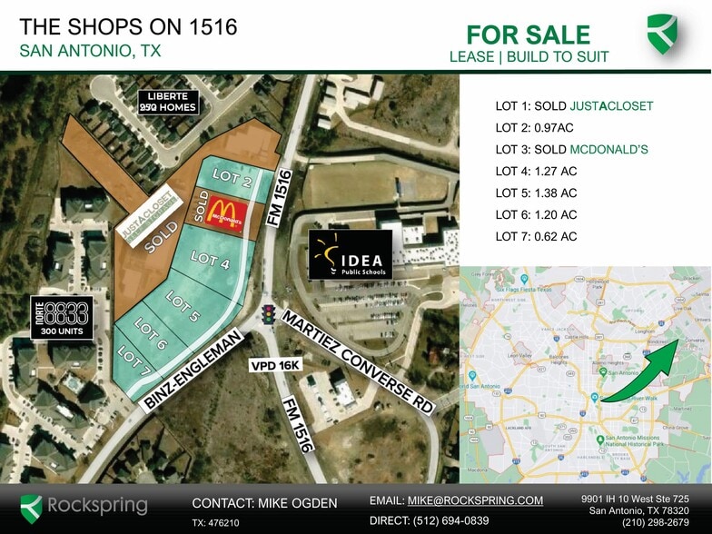 Binz-Engleman Rd & FM 1516, San Antonio, TX à vendre - Plan cadastral – Image 2 sur 4