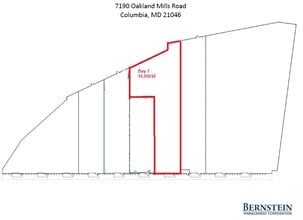 7190 Oakland Mills Rd, Columbia, MD à louer Plan d’étage– Image 1 sur 1