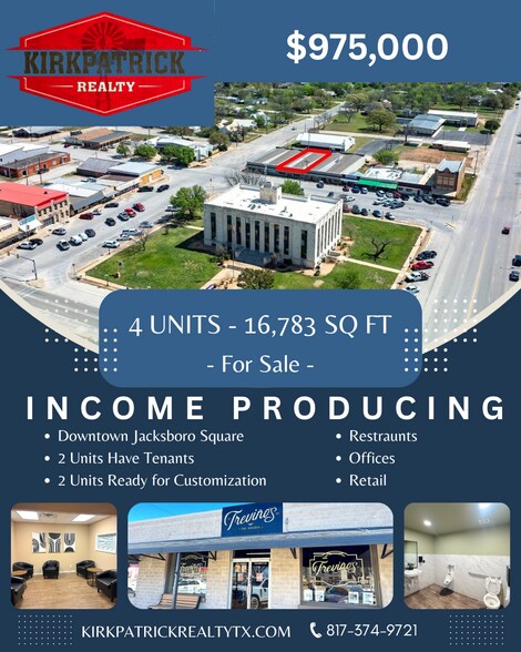 128 N Church St, Jacksboro, TX à vendre - Photo de l’immeuble – Image 1 sur 16