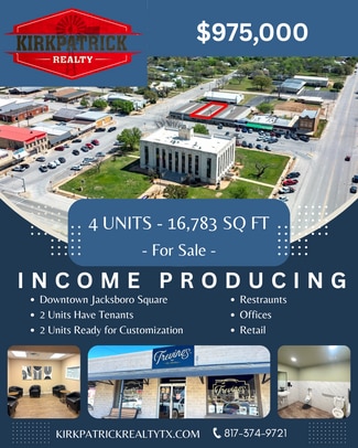 Plus de détails pour 128 N Church St, Jacksboro, TX - Local commercial à vendre