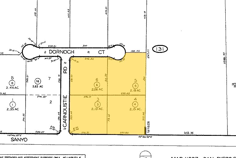 1840 Dornoch Ct, San Diego, CA à louer - Plan cadastral – Image 3 sur 3