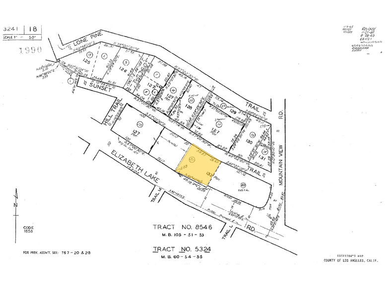 17523 Elizabeth Lake Rd, Lake Hughes, CA à vendre - Plan cadastral – Image 1 sur 1