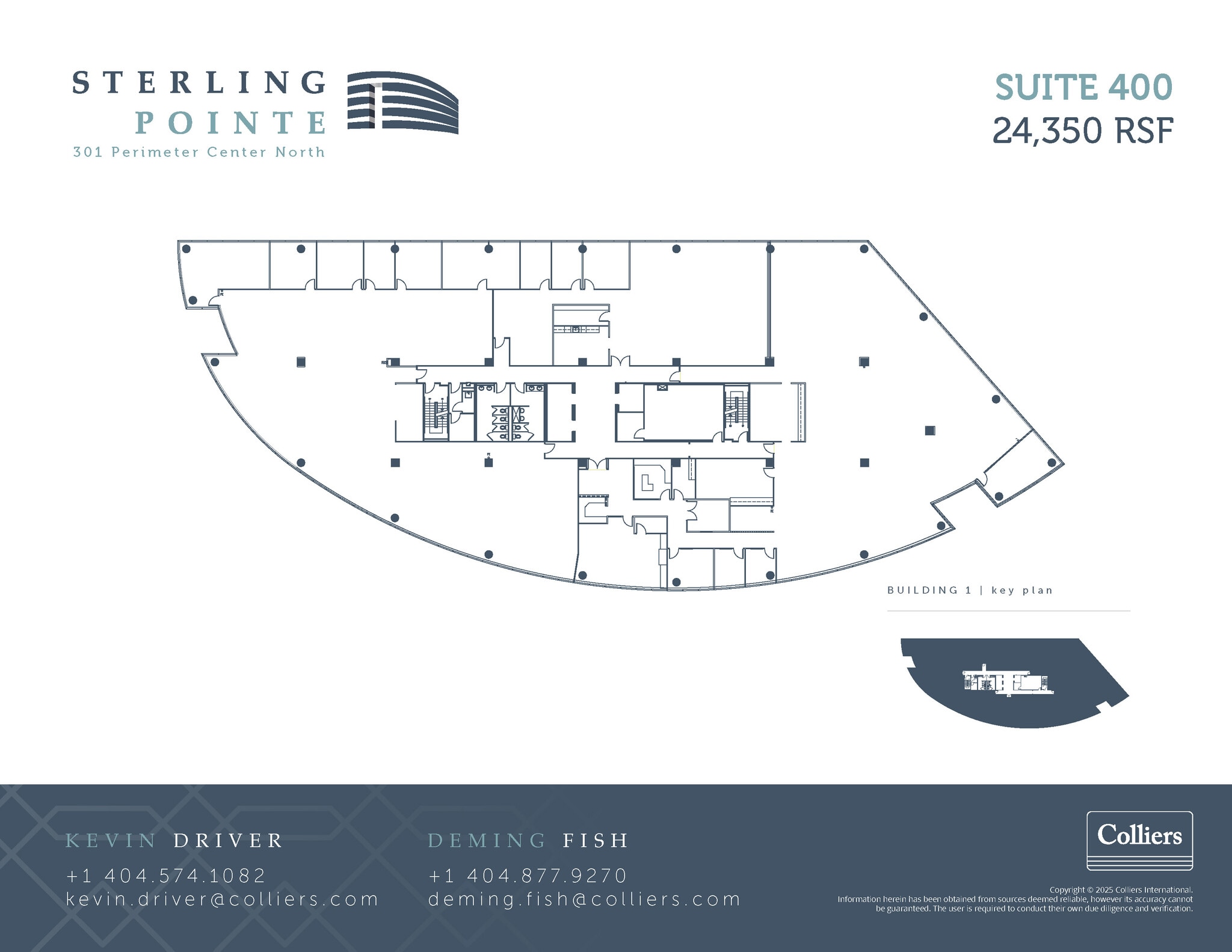 301 Perimeter Ctr N, Atlanta, GA à louer Plan d’étage– Image 1 sur 1