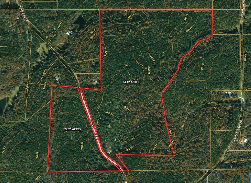 7645 Old Rico Rd, Chattahoochee Hills, GA à vendre - Aérien – Image 2 sur 2