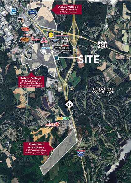 0 NC 87 Hwy, Sanford, NC à vendre - Aérien – Image 3 sur 4