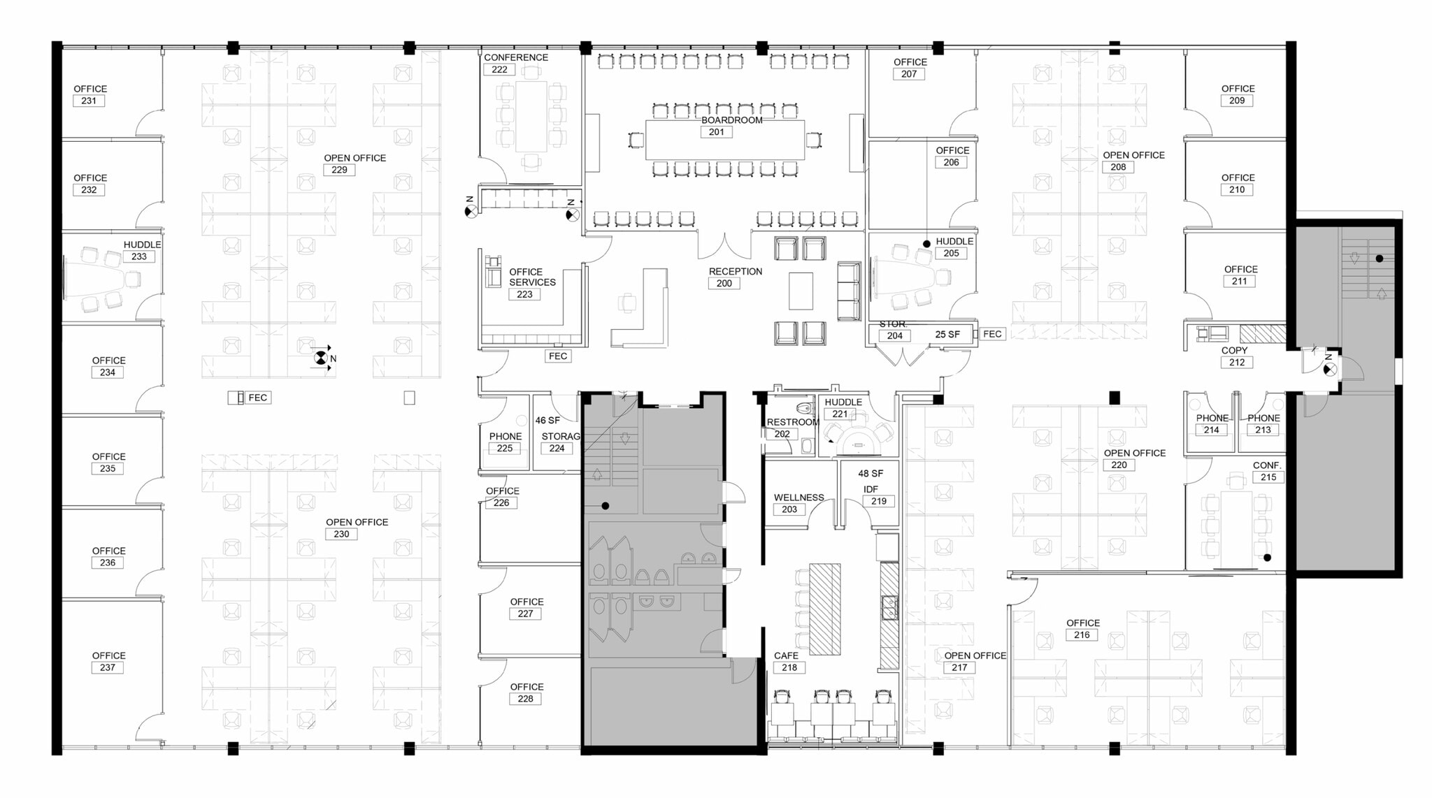 1311 N Westshore Blvd, Tampa, FL à louer Plan d’étage– Image 1 sur 1