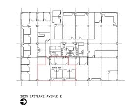 2825 Eastlake Ave E, Seattle, WA à louer Plan de site– Image 1 sur 1