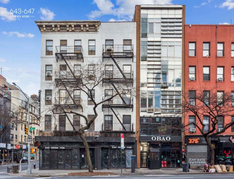 643-647 Ninth Ave portefeuille de 2 biens à vendre sur LoopNet.fr - Photo de l’immeuble – Image 1 sur 3