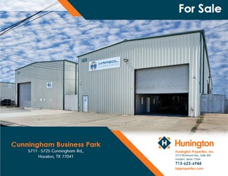 Plus de détails pour 5711 Cunningham Rd, Houston, TX - Industriel/Logistique à vendre