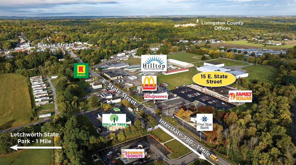 15 E State St, Mount Morris, NY à louer - Photo de l’immeuble – Image 2 sur 6