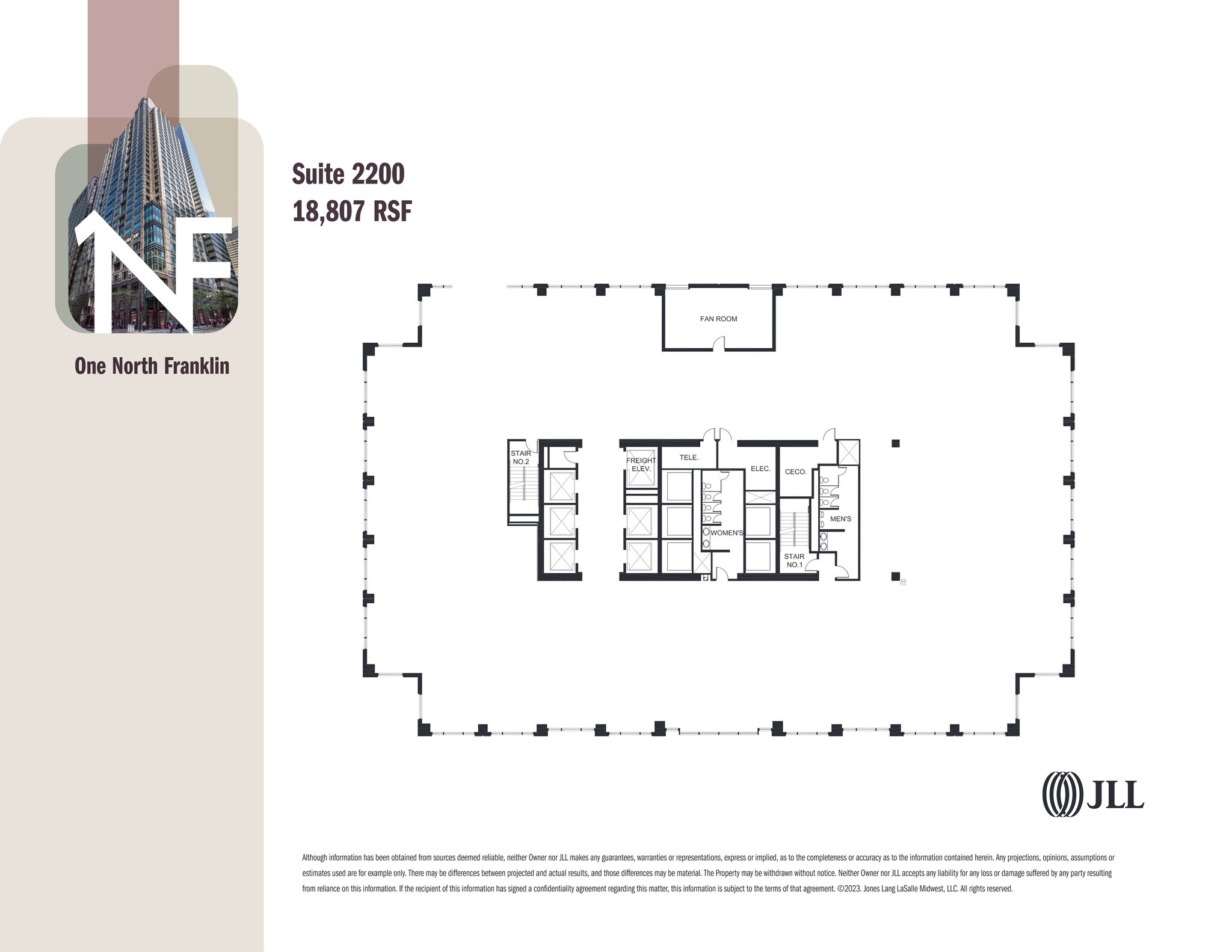 1 N Franklin St, Chicago, IL à louer Plan de site– Image 1 sur 1