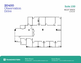 20400 Observation Dr, Germantown, MD à louer Plan d’étage– Image 1 sur 1