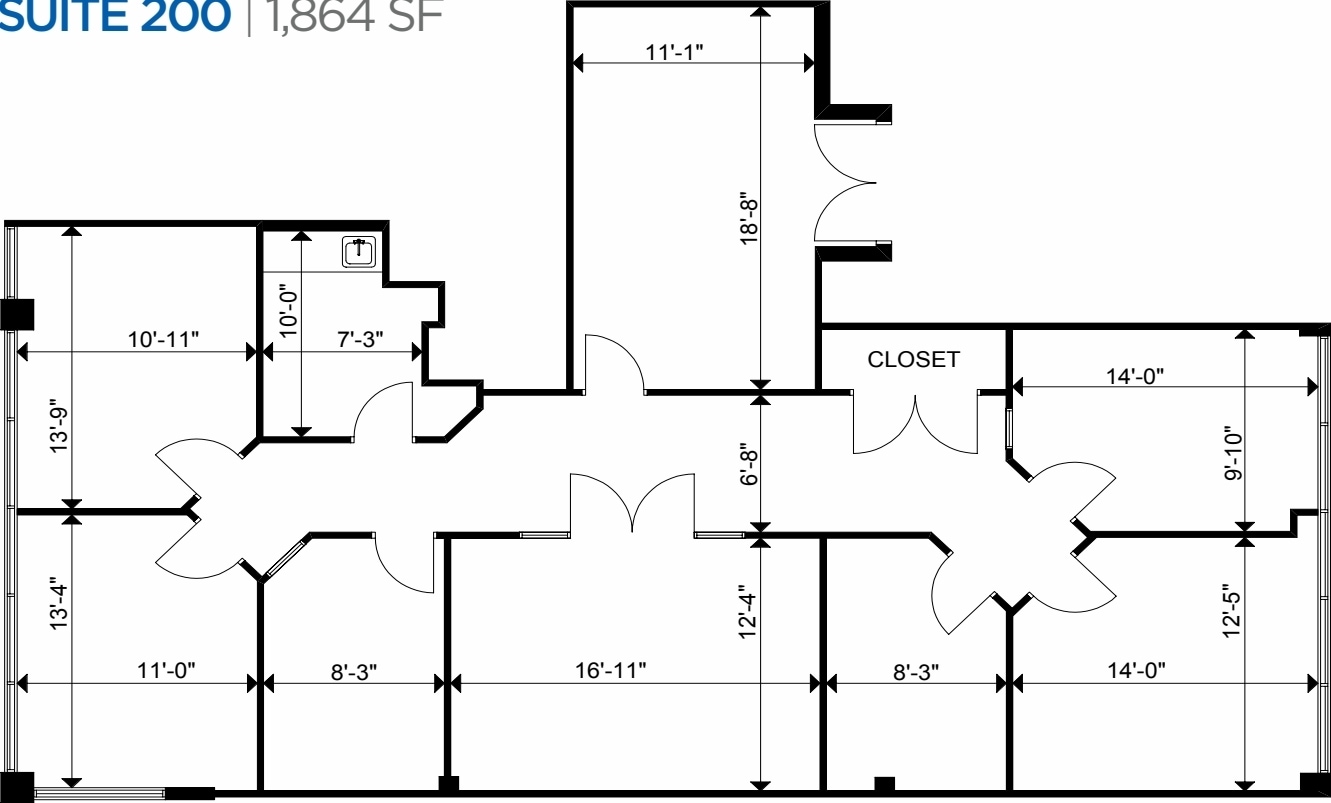 17-19 Four Seasons Pl, Toronto, ON à louer Plan d’étage– Image 1 sur 6