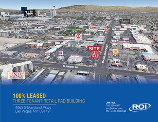 Plus de détails pour 4065 S Maryland Pky, Las Vegas, NV - Local commercial à vendre