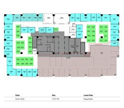 13737 Noel Rd, Dallas, TX à louer Plan d’étage– Image 1 sur 1