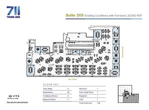 711 Third Ave, New York, NY à louer Plan d’étage– Image 1 sur 1