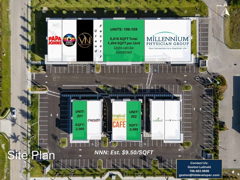 1019 SW Pine Island Rd, Cape Coral, FL à louer - Plan de site – Image 2 sur 12