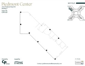 3495 Piedmont Rd NE, Atlanta, GA à louer Plan d’étage– Image 1 sur 1