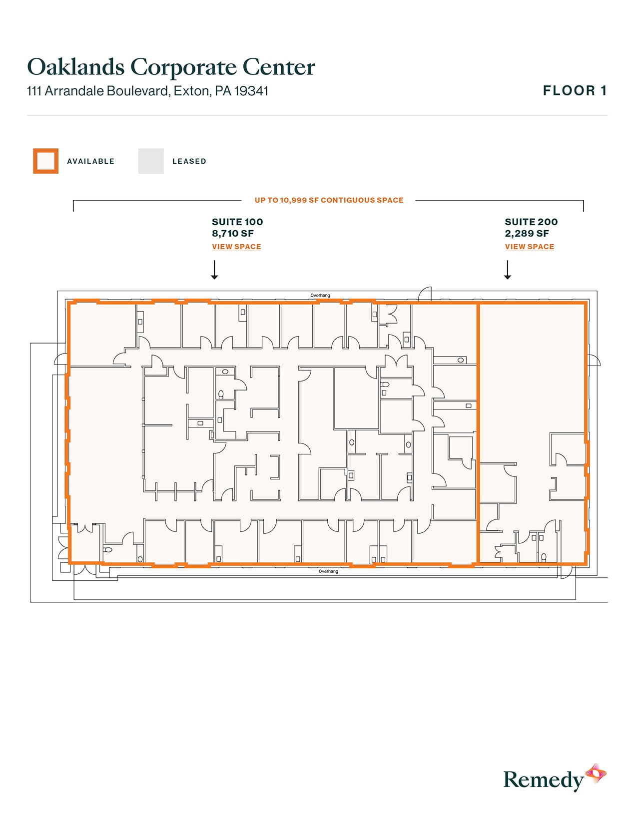 111 Arrandale Blvd, Exton, PA à louer Plan d’étage– Image 1 sur 1