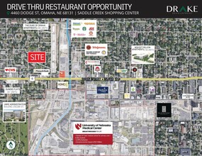 4460 Dodge St, Omaha, NE à louer Carte– Image 2 sur 6