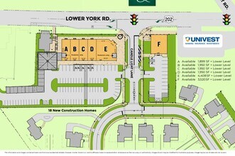5861 York Rd, Lahaska, PA à louer Plan d’étage– Image 1 sur 1