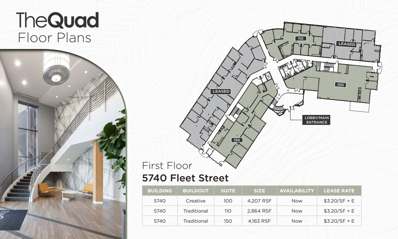 5770 Fleet St, Carlsbad, CA à louer Plan d’étage– Image 1 sur 1
