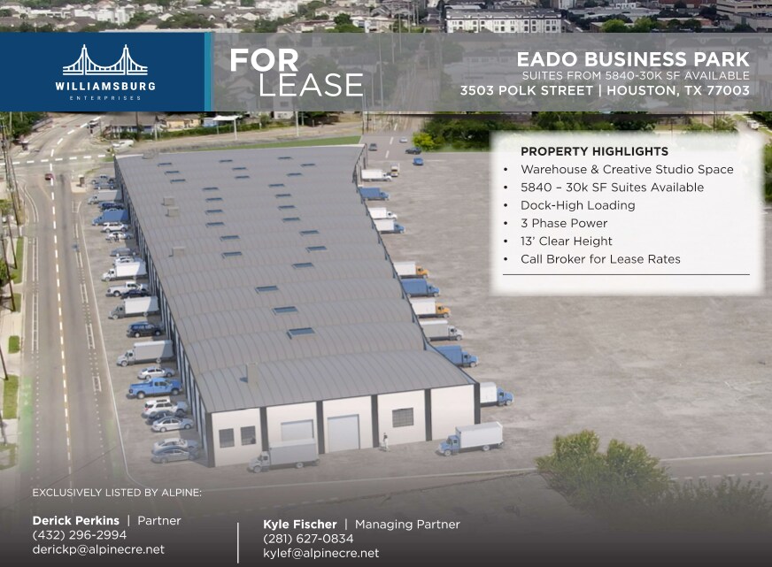 3503-3719 Polk St, Houston, TX à louer Aérien– Image 1 sur 7