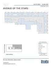 1901 Avenue of the Stars, Los Angeles, CA à louer Plan d’étage– Image 1 sur 1