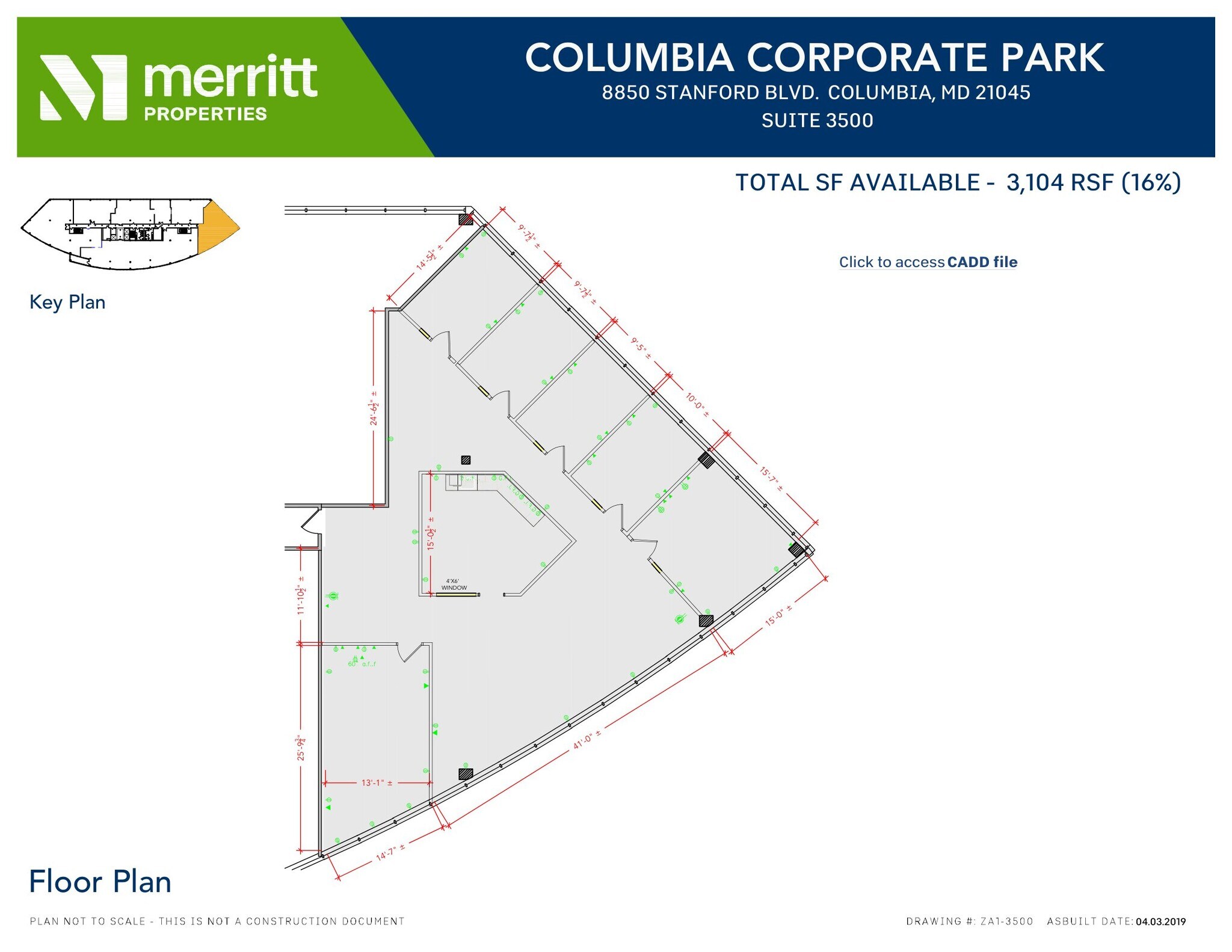 8830 Stanford Blvd, Columbia, MD à louer Plan d’étage– Image 1 sur 1