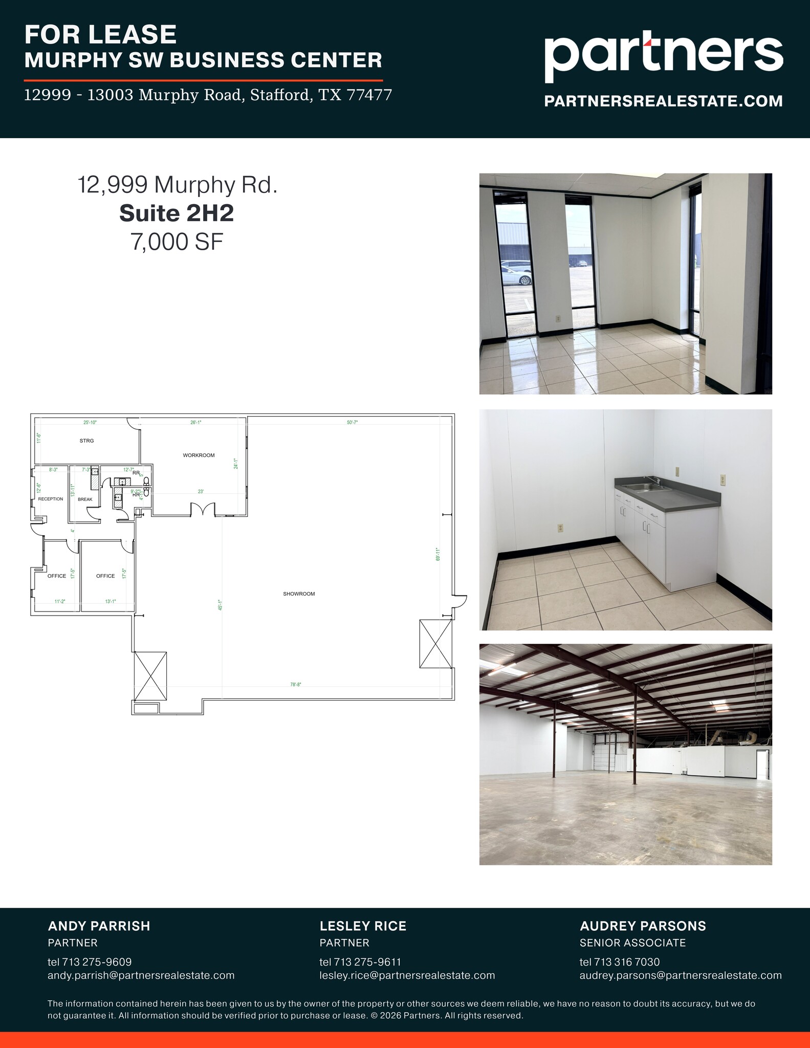 12999-13003 Murphy Rd, Stafford, TX à louer Plan de site– Image 1 sur 1